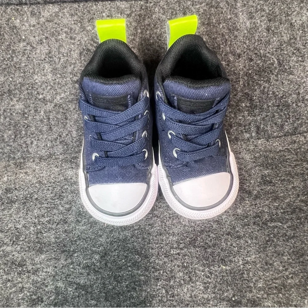 Converse Chuck Taylor All Star Axel Sneaker Infant Baby Navy/Green Shoes Size 3
